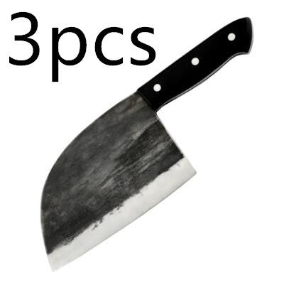Hand-Forged High Hardness Chopping Knife – Professional Kitchen Cleaver with Sheath