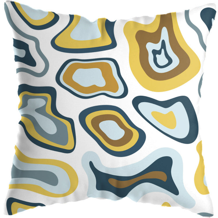 Tropical Plant Cushion Cover – Botanical Print Throw Pillow Case for Living Room Sofa
