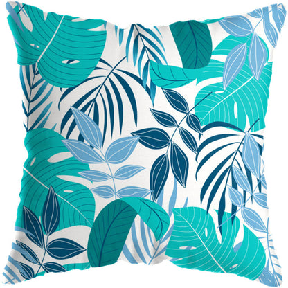 Tropical Plant Cushion Cover – Botanical Print Throw Pillow Case for Living Room Sofa