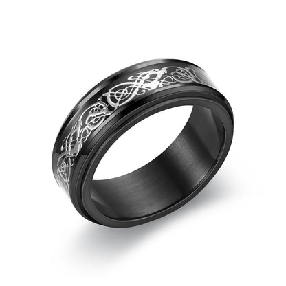 Titanium Steel Hip Hop Ring – Personality Simplicity Jewelry