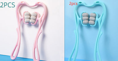 6-Roller Cervical Neck Massager – Deep Tissue Relief Tool