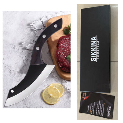 Hand-Forged Hammer Chef Knife – Professional Kitchen Cutting Knife