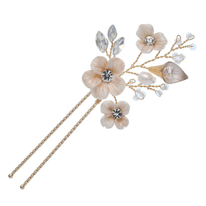 Handmade Ceramic Hair Clips & Earrings Set – Artisan Accessories for Women