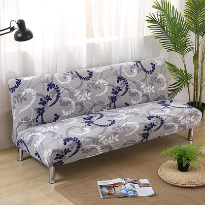 No-Armrest Folding Sofa Bed Cover – Universal Stretch Slipcover for Armless Sofa Beds