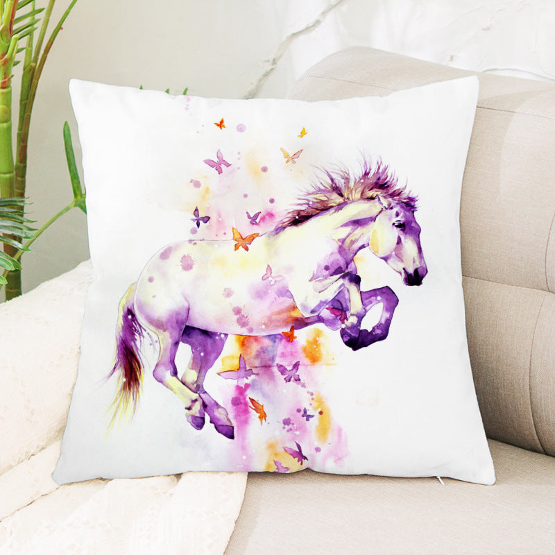 Super Soft Peach Skin Linen Pillowcase – Smooth Decorative Cushion Cover for Sofa & Bedroom
