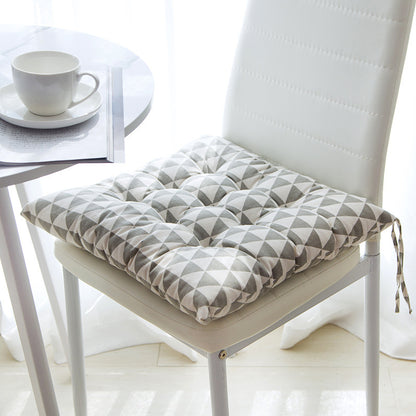 Cotton Linen Chair Cushion 40x40cm – Breathable Seat Pad for Tatami, Sofa, Floor & Yoga | 9 Designs