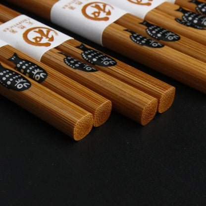 Eco-Friendly Natural Bamboo Chopsticks – Reusable Sustainable Dining Utensils