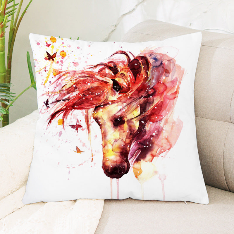 Super Soft Peach Skin Linen Pillowcase – Smooth Decorative Cushion Cover for Sofa & Bedroom
