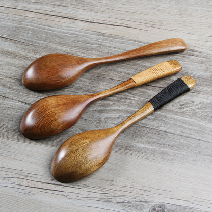 Natural Wood Cooking Spoon – Handcrafted Wooden Kitchen Utensil