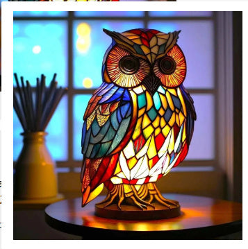 3D Animal Night Light Desk Lamp – Colorful Decorative Table Lamp
