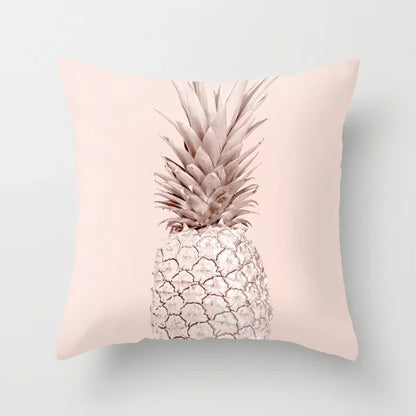 Pink Sofa Cushion Pillowcase – Soft Decorative Throw Pillow Cover for Living Room & Bedroom