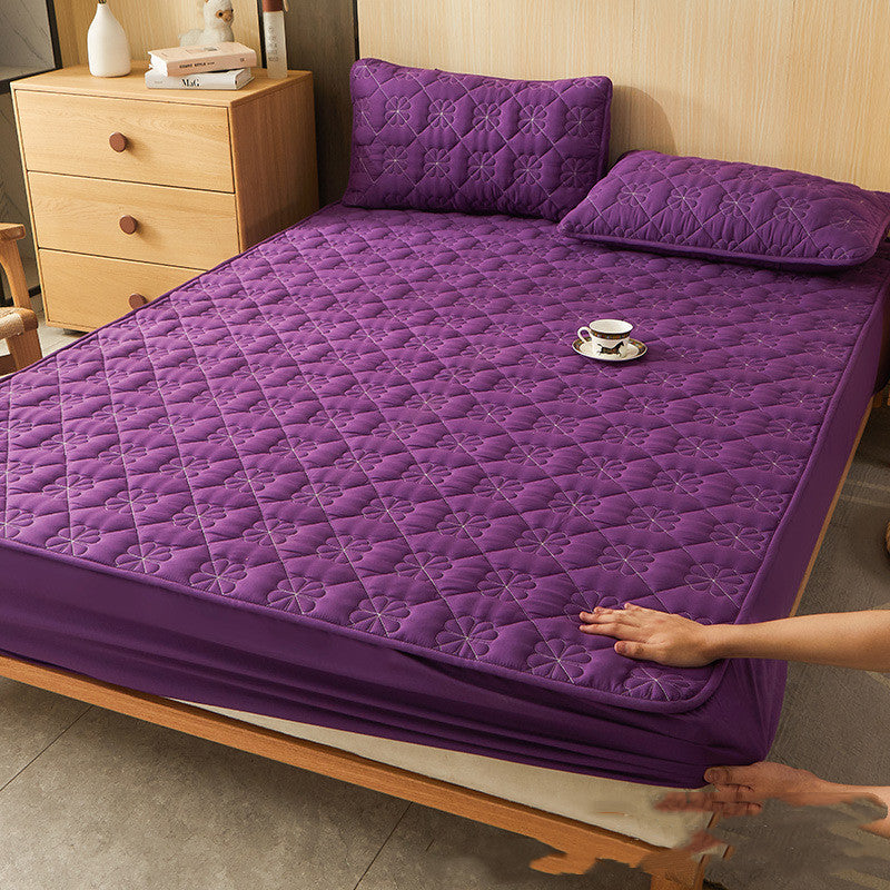 Brushed Cotton Fitted Sheet – All-Inclusive Dust Protection Mattress Cover