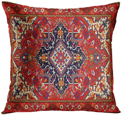 Persian Ethnic Linen Bohemian Pillowcase – Decorative Cushion Cover for Sofa & Home