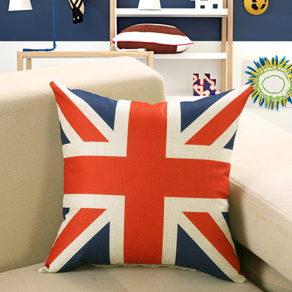 Printed Sofa Cushion Cover – Decorative Throw Pillow Case for Living Room & Home