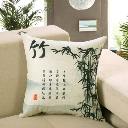 Printed Sofa Cushion Cover – Decorative Throw Pillow Case for Living Room & Home