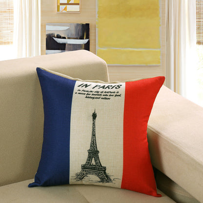 Printed Sofa Cushion Cover – Decorative Throw Pillow Case for Living Room & Home