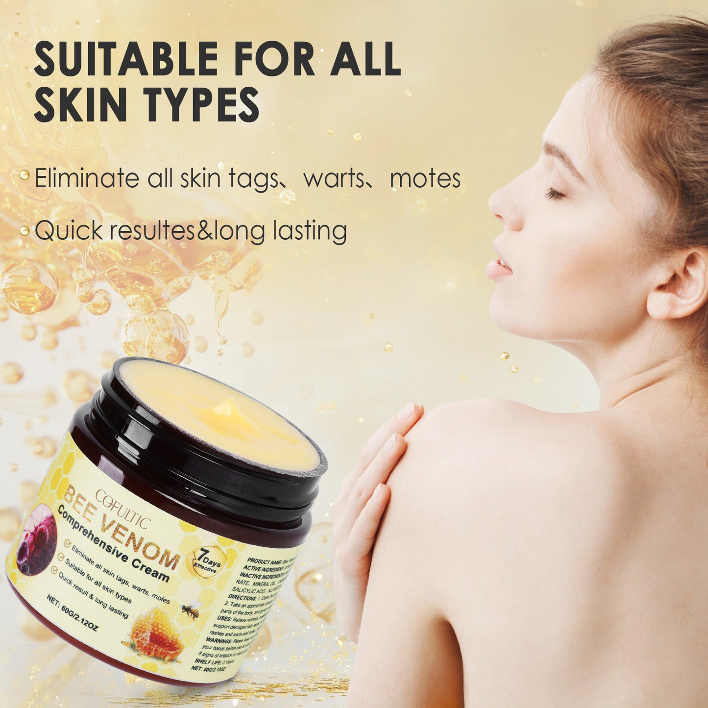 Cofutic Bee Venom Skin Care Cream – Hydrating & Anti-Aging