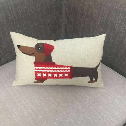 Embroidered Decorative Cushion Cover – Handcrafted Pillow Case for Sofa & Home Decor