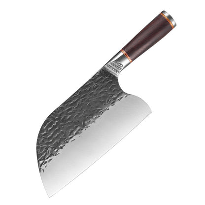 Forged Hammer Pattern Stainless Steel Kitchen Knife Set – Chef, Chopper & Slicing Knives