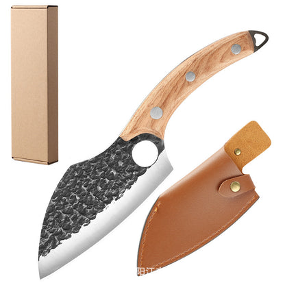 Forged High Carbon Steel Outdoor Bending Knife – Hunting & Camping Survival Knife