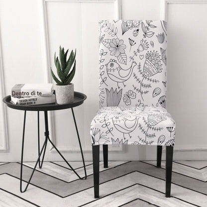 Office Half Chair Cover – Elastic Stretch Slipcover for Dining & Office Chairs