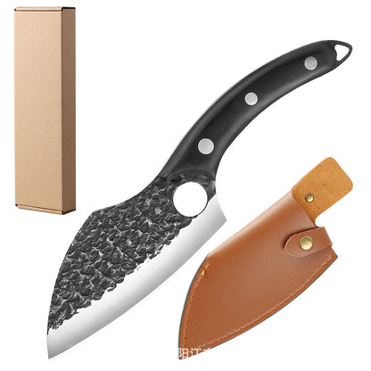 Forged High Carbon Steel Outdoor Bending Knife – Hunting & Camping Survival Knife