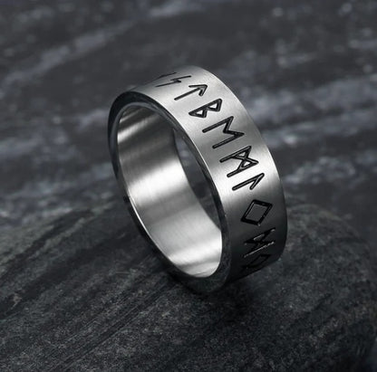 Korean Fashion Titanium Steel Rotatable Ring – Anxiety Relief Jewelry