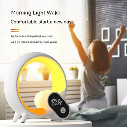 Smart Alarm Clock with Sunrise Light, Bluetooth Speaker & White Noise