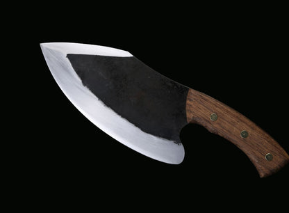 High Manganese Steel Hand-Forged Bone Chop Knife – Heavy-Duty Thickened Cleaver