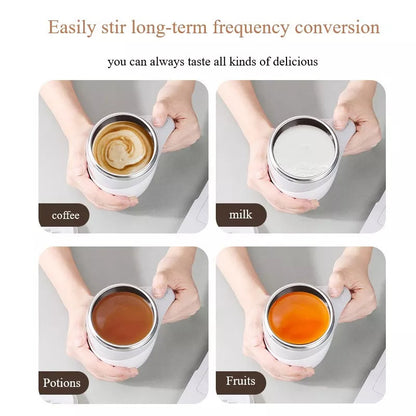 Automatic Magnetic Stirring Cup – Self-Mixing Coffee & Tea Mug, Rechargeable