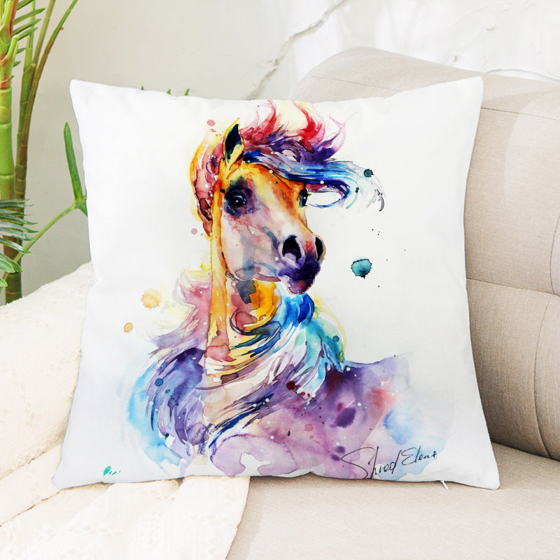 Super Soft Peach Skin Linen Pillowcase – Smooth Decorative Cushion Cover for Sofa & Bedroom