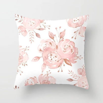 Pink Sofa Cushion Pillowcase – Soft Decorative Throw Pillow Cover for Living Room & Bedroom