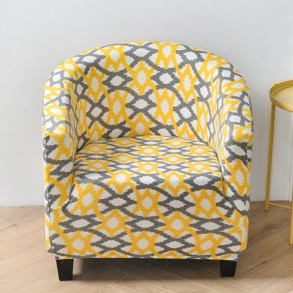 Elastic Round Spandex Non-Slip Single Sofa Cover – Universal Stretch Armchair Slipcover