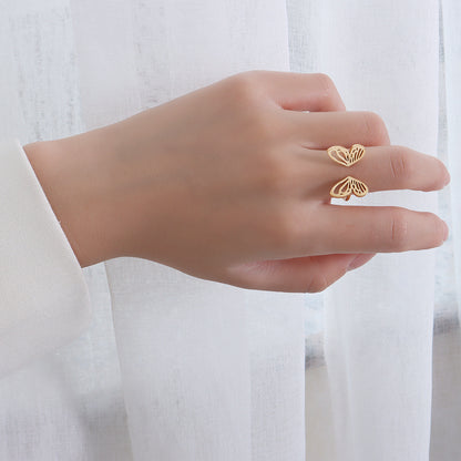 Hollow Butterfly Open Ring – Fashion Personality Jewelry for Women