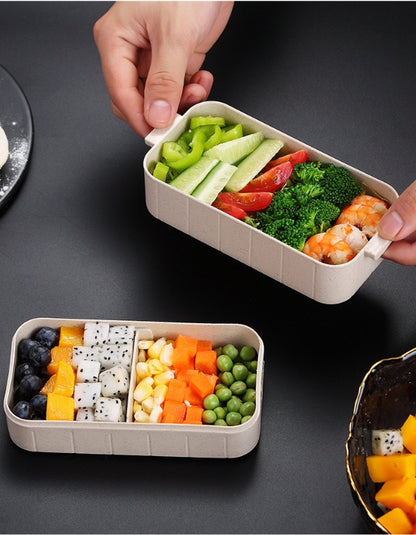 Microwave-Safe Healthy Material Dinnerware Lunch Box – Portable Food Container