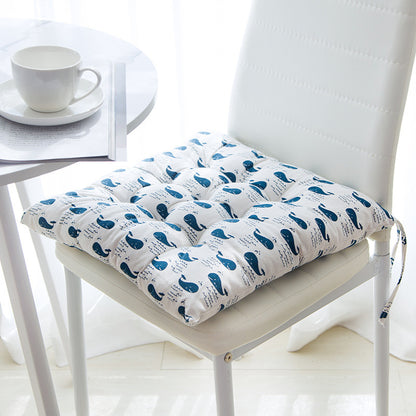 Cotton Linen Chair Cushion 40x40cm – Breathable Seat Pad for Tatami, Sofa, Floor & Yoga | 9 Designs