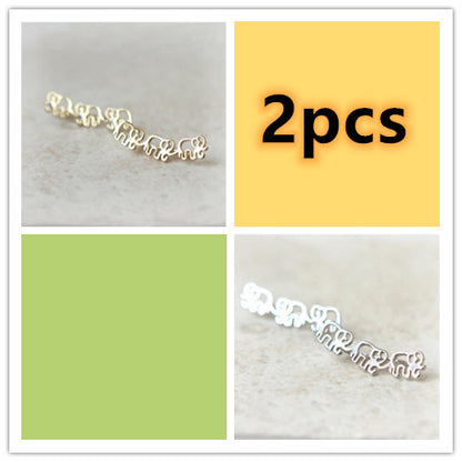 Daisy Stud Earrings – Gold & Silver Alloy Flower Jewelry for Women
