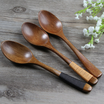 Natural Wood Cooking Spoon – Handcrafted Wooden Kitchen Utensil