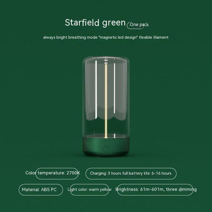 LED Camping Night Light – USB Rechargeable Atmosphere Lamp