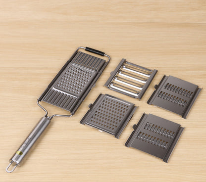 Stainless Steel Grater, Vegetable Slicer & Fruit Peeler – Multi-Function Kitchen Tool