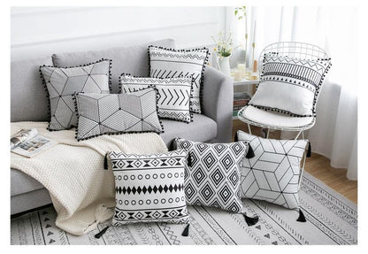 Bohemian National Style Throw Pillow – Decorative Cushion for Sofa, Bed & Living Room
