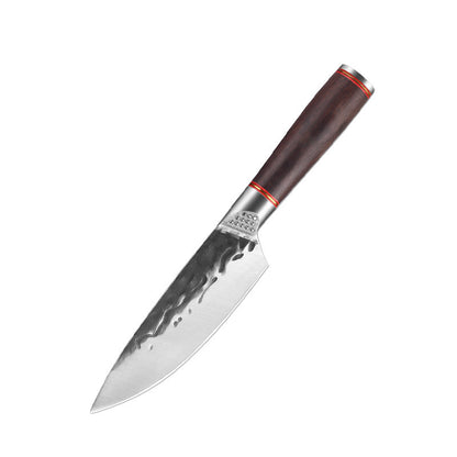 Forged Hammer Pattern Stainless Steel Kitchen Knife Set – Chef, Chopper & Slicing Knives