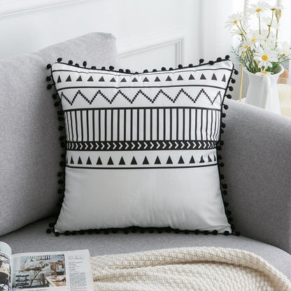 Bohemian National Style Throw Pillow – Decorative Cushion for Sofa, Bed & Living Room