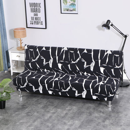 No-Armrest Folding Sofa Bed Cover – Universal Stretch Slipcover for Armless Sofa Beds