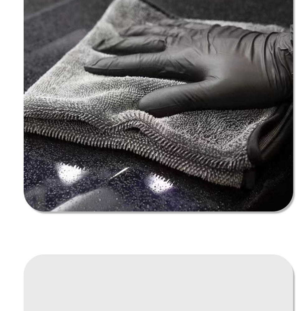 Microfiber Car Cleaning Towel – Thickened, Lint-Free & Highly Absorbent