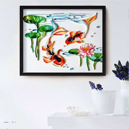 DIY Quilling Paper Art Kit – Home Decoration Craft Set