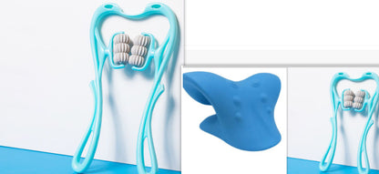 6-Roller Cervical Neck Massager – Deep Tissue Relief Tool
