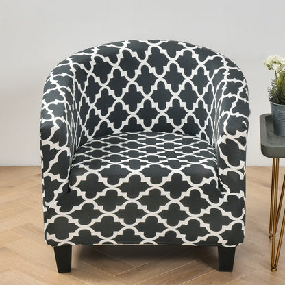 Elastic Round Spandex Non-Slip Single Sofa Cover – Universal Stretch Armchair Slipcover