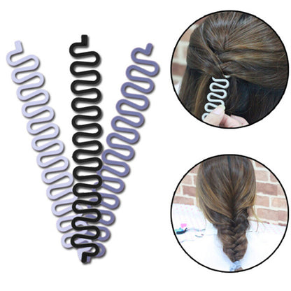 Fishbone Hair Styling Tool – Dish Bun Maker Hair Accessory for Women