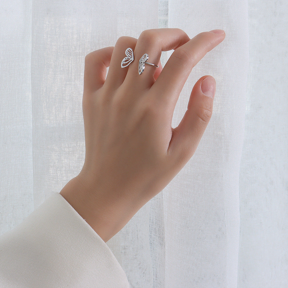 Hollow Butterfly Open Ring – Fashion Personality Jewelry for Women